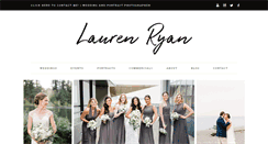 Desktop Screenshot of laurenryanphotography.com